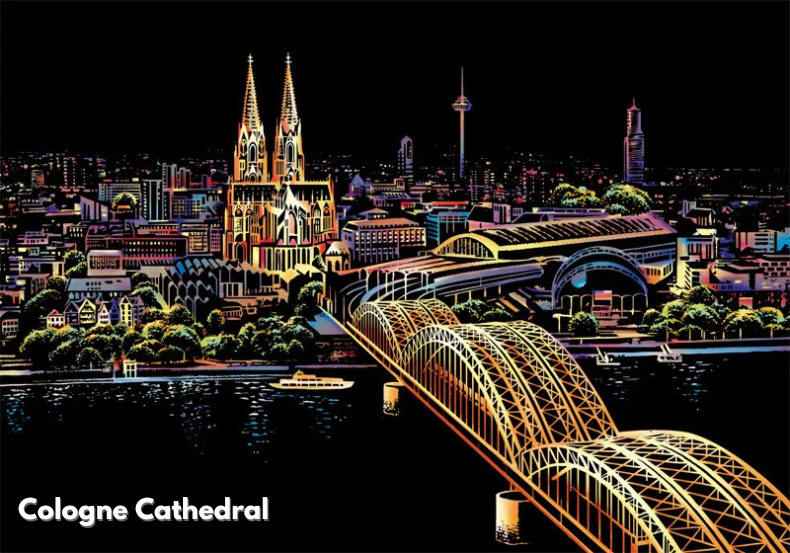 Cityscape Scratch Art Kit