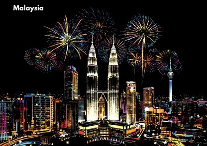 Cityscape Scratch Art Kit