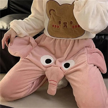 Funny Elephant Trunk Pajama Pants