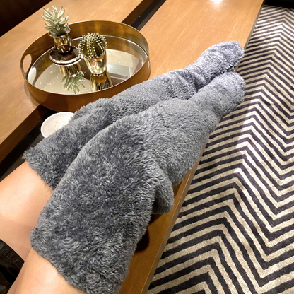 FuzzyLegs Cozy Sock Slippers