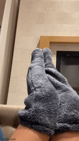 FuzzyLegs Cozy Sock Slippers