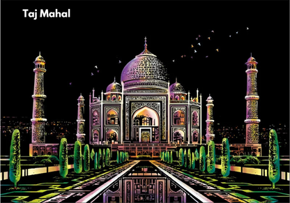 Cityscape Scratch Art Kit